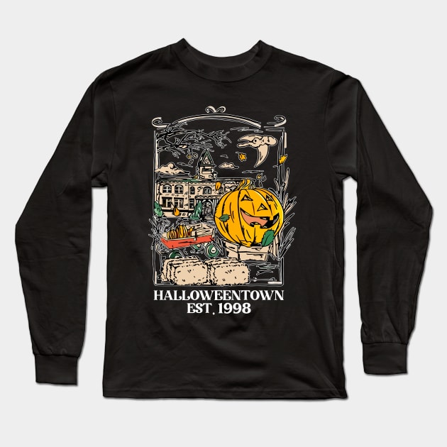 Halloween Town 1998 Long Sleeve T-Shirt by gallaugherus